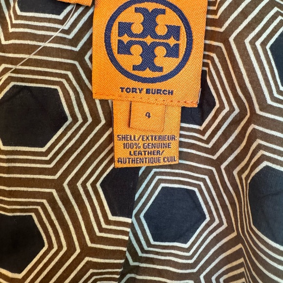 Tory Burch brown leather jacket with gold hardware size 4 - Picture 6 of 6